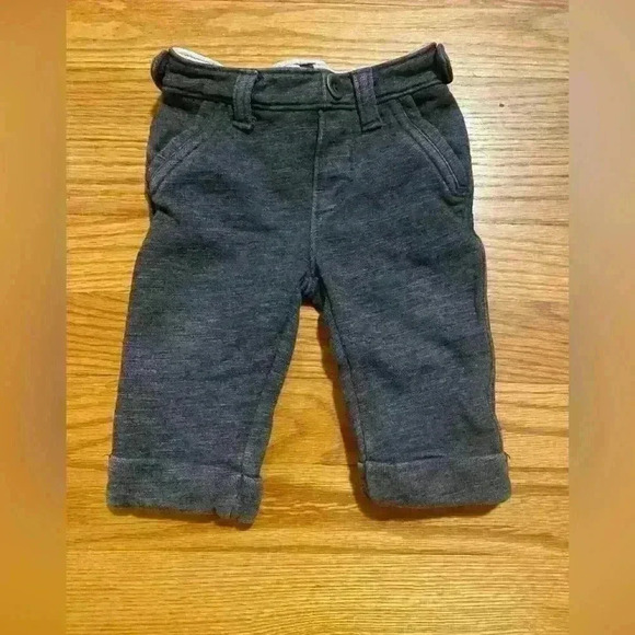 Baby boy bay gap brand dark gray pants size 3-6mo‎ - Picture 3 of 6